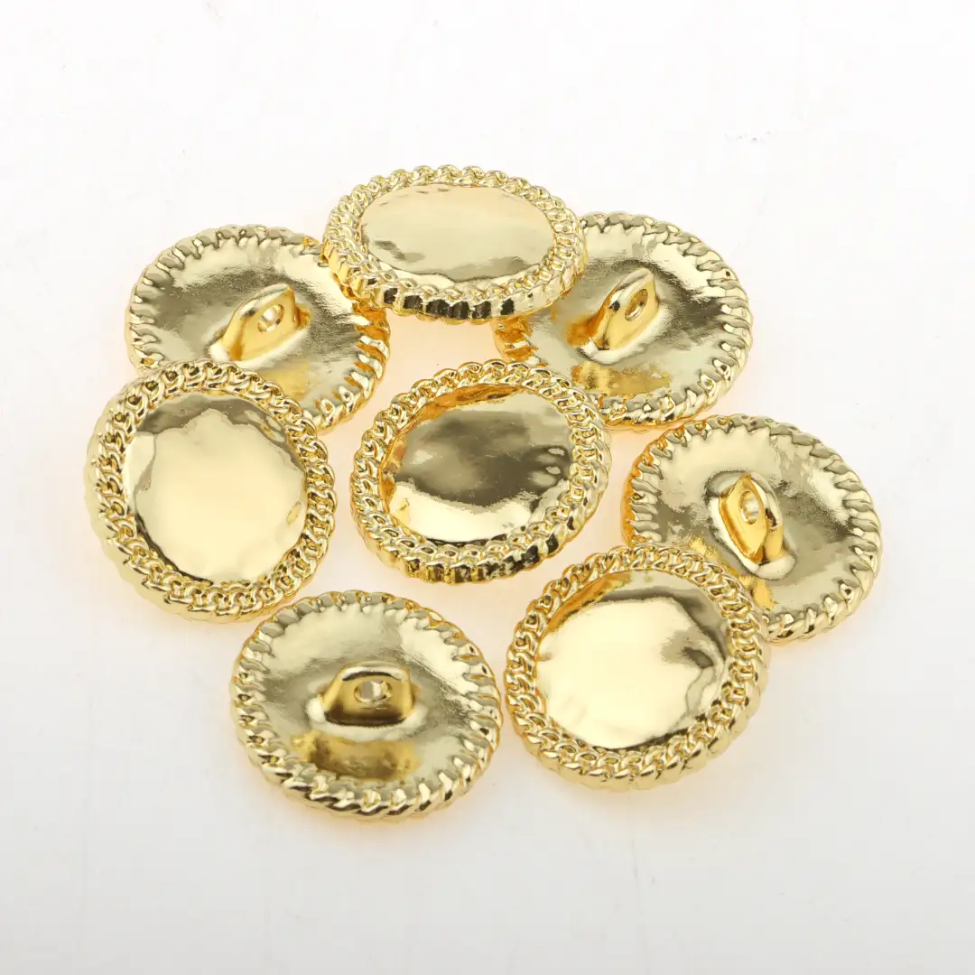 Gold 1 holes Metal Button for Overcoat buy garments accessories in bulk from China wholesaler at wholesale price free worldwide shipping Alibaba