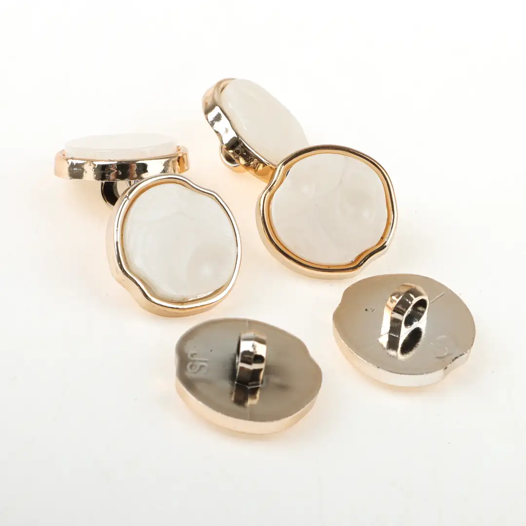 Light Gold 1 holes Plastic Button for Overcoat buy garments accessories in bulk from China wholesaler at wholesale price free worldwide shipping Alibaba