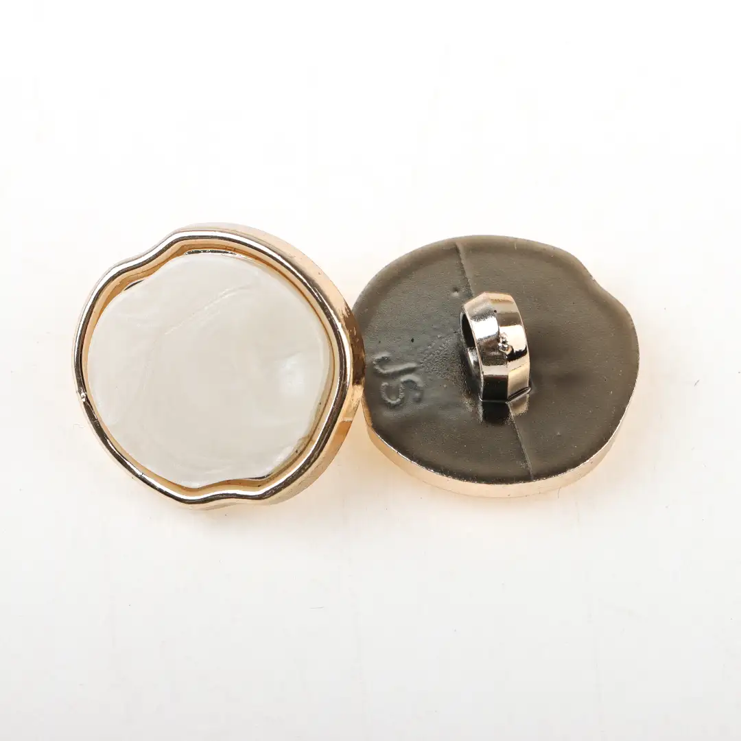 Light Gold 1 holes Plastic Button for Overcoat buy garments accessories in bulk from China wholesaler at wholesale price free worldwide shipping Alibaba