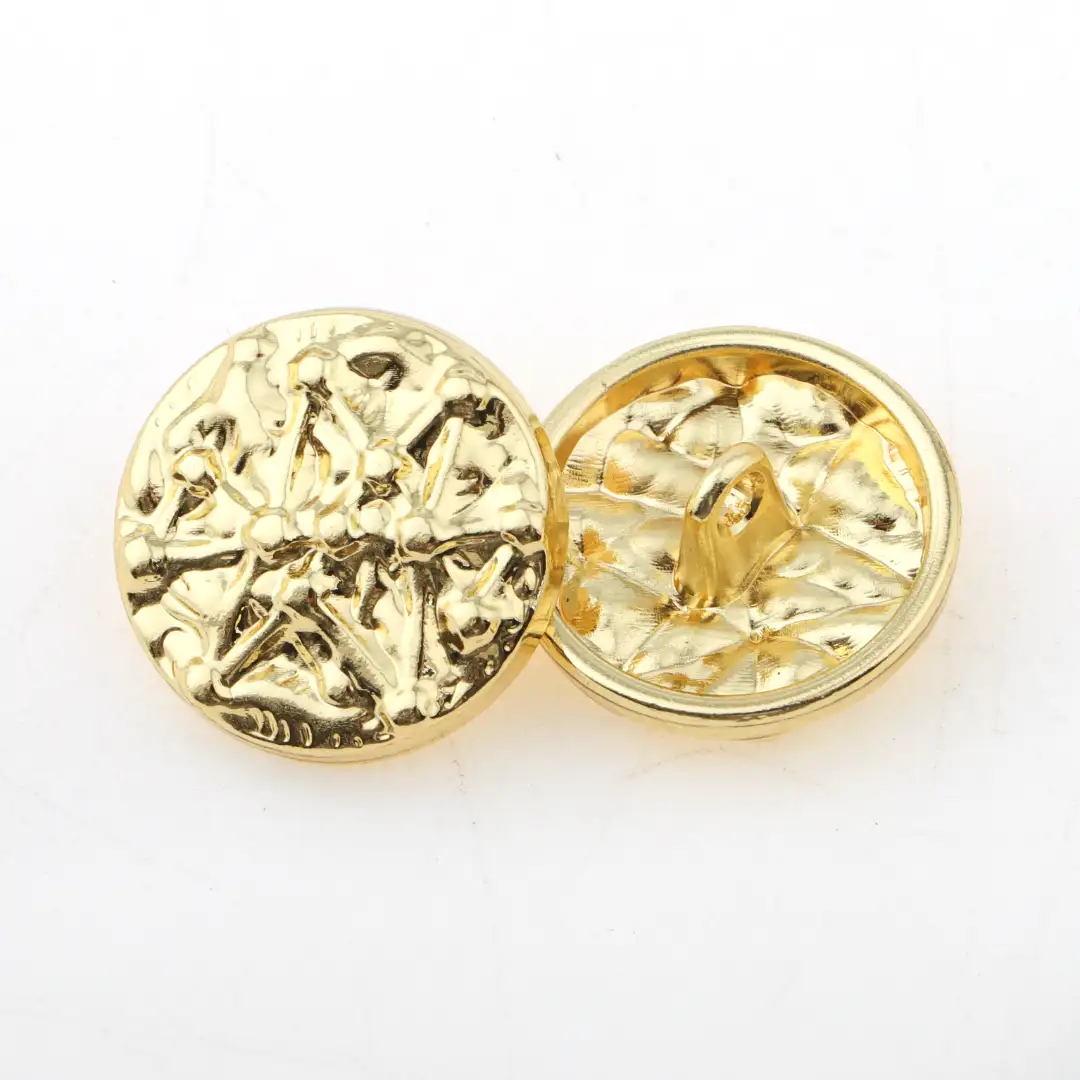 Gold 1 holes Metal Button for Overcoat buy garments accessories in bulk from China wholesaler at wholesale price free worldwide shipping Alibaba