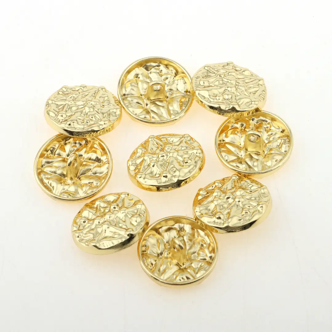 Gold 1 holes Metal Button for Overcoat buy garments accessories in bulk from China wholesaler at wholesale price free worldwide shipping Alibaba