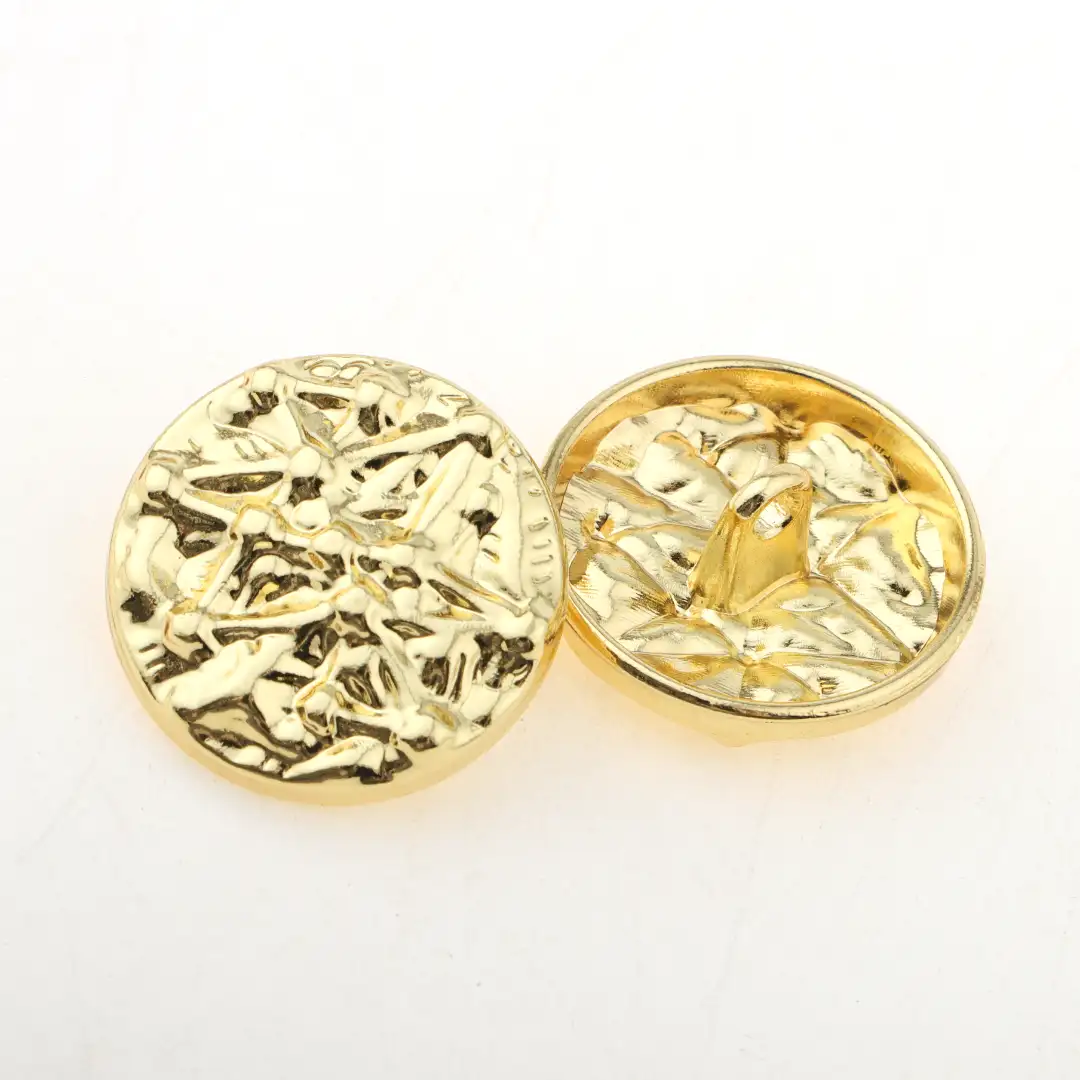 Gold 1 holes Metal Button for Overcoat buy garments accessories in bulk from China wholesaler at wholesale price free worldwide shipping Alibaba