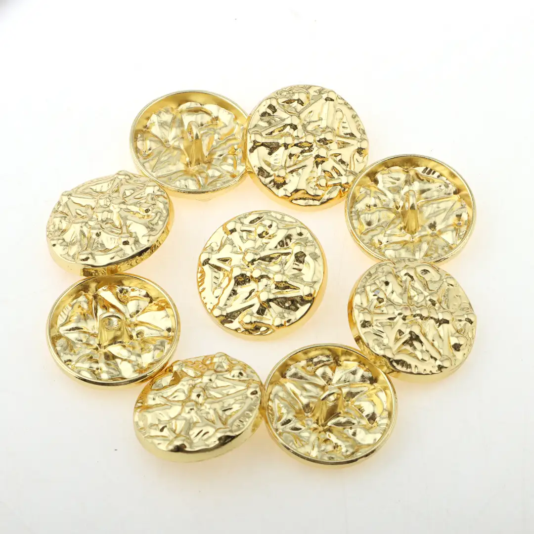 Gold 1 holes Metal Button for Overcoat buy garments accessories in bulk from China wholesaler at wholesale price free worldwide shipping Alibaba