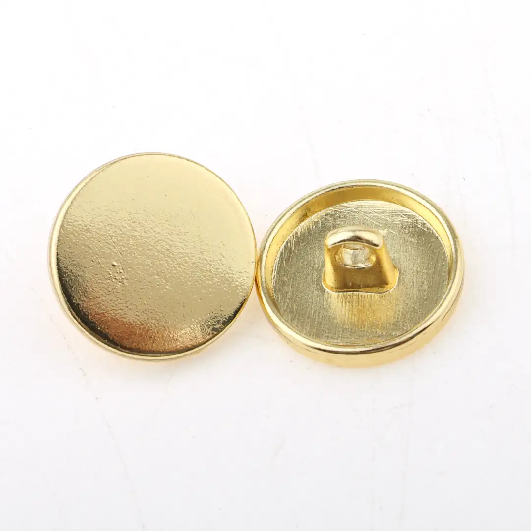 Gold 1 holes Metal Button for Overcoat buy garments accessories in bulk from China wholesaler at wholesale price free worldwide shipping Alibaba