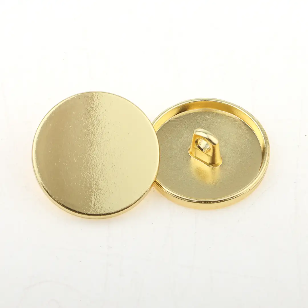 Gold 1 holes Metal Button for Overcoat buy garments accessories in bulk from China wholesaler at wholesale price free worldwide shipping Alibaba