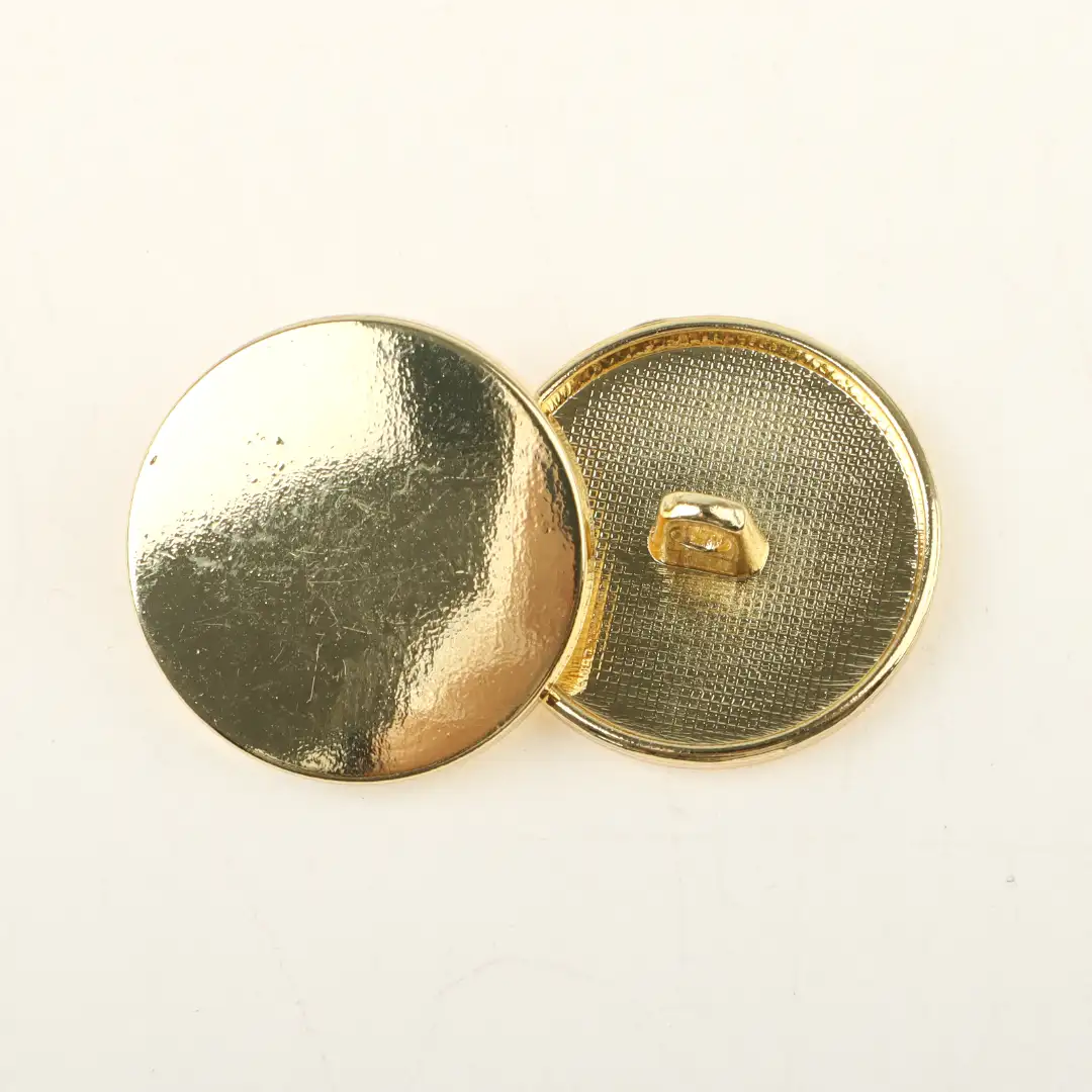 Gold 1 holes Metal Button for Overcoat buy garments accessories in bulk from China wholesaler at wholesale price free worldwide shipping Alibaba