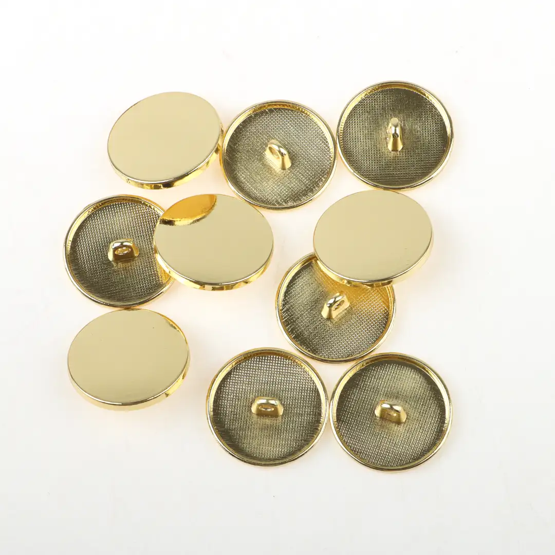 Gold 1 holes Metal Button for Overcoat buy garments accessories in bulk from China wholesaler at wholesale price free worldwide shipping Alibaba