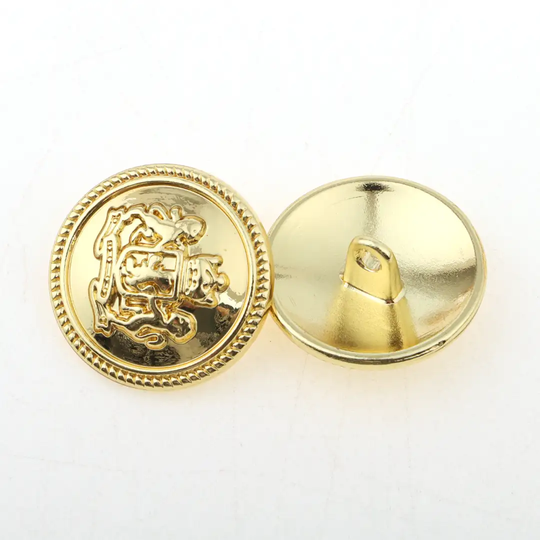 Gold 1 holes Metal Button for Overcoat buy garments accessories in bulk from China wholesaler at wholesale price free worldwide shipping Alibaba