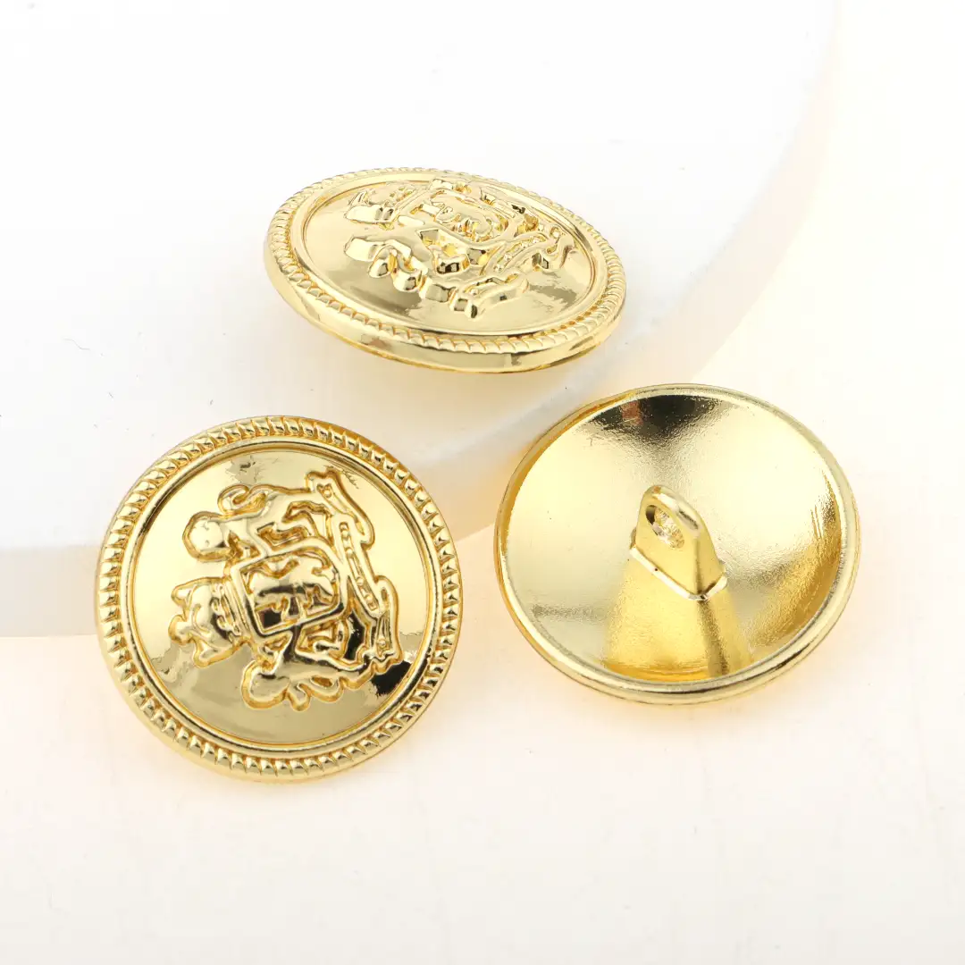 Gold 1 holes Metal Button for Overcoat buy garments accessories in bulk from China wholesaler at wholesale price free worldwide shipping Alibaba