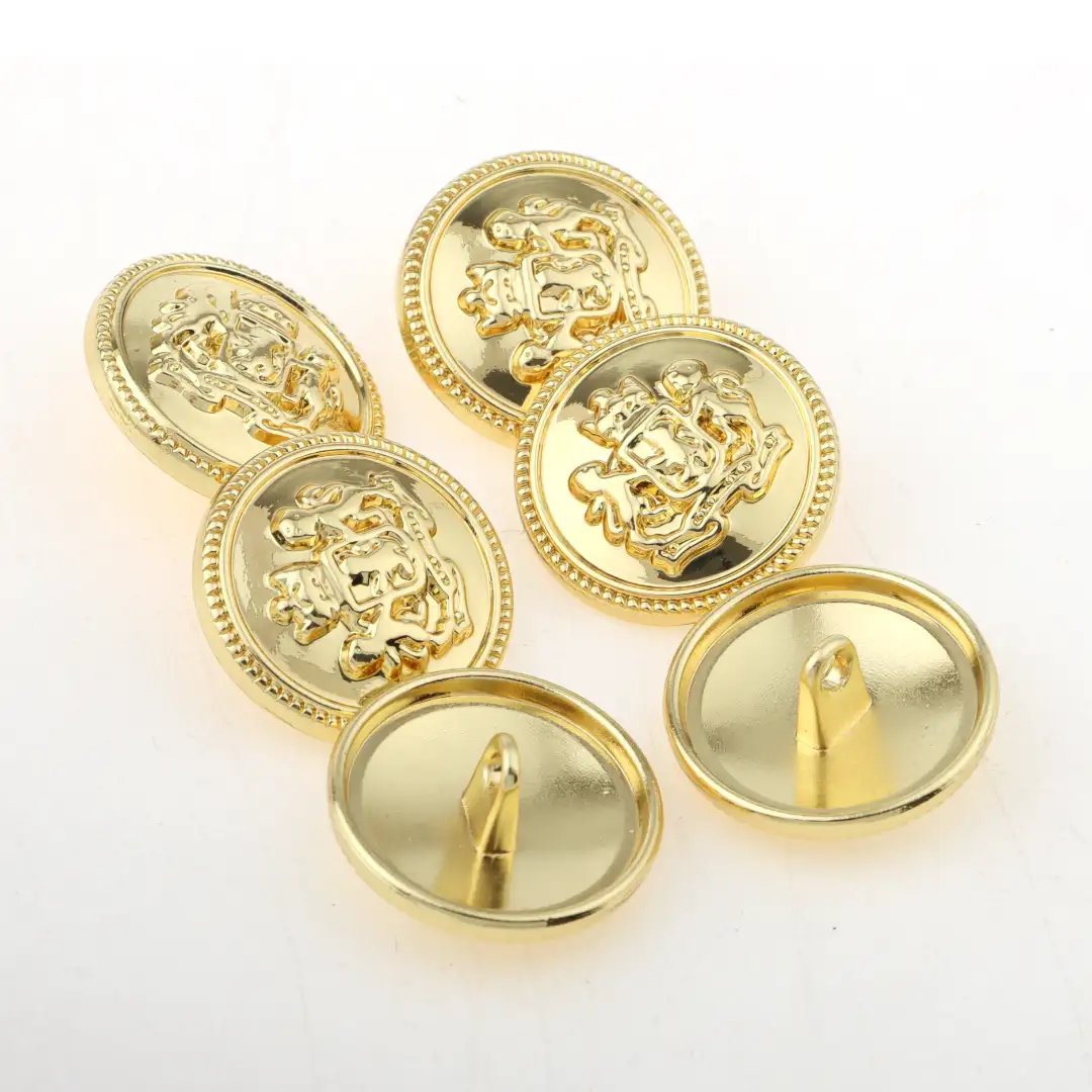 Gold 1 holes Metal Button for Overcoat buy garments accessories in bulk from China wholesaler at wholesale price free worldwide shipping Alibaba