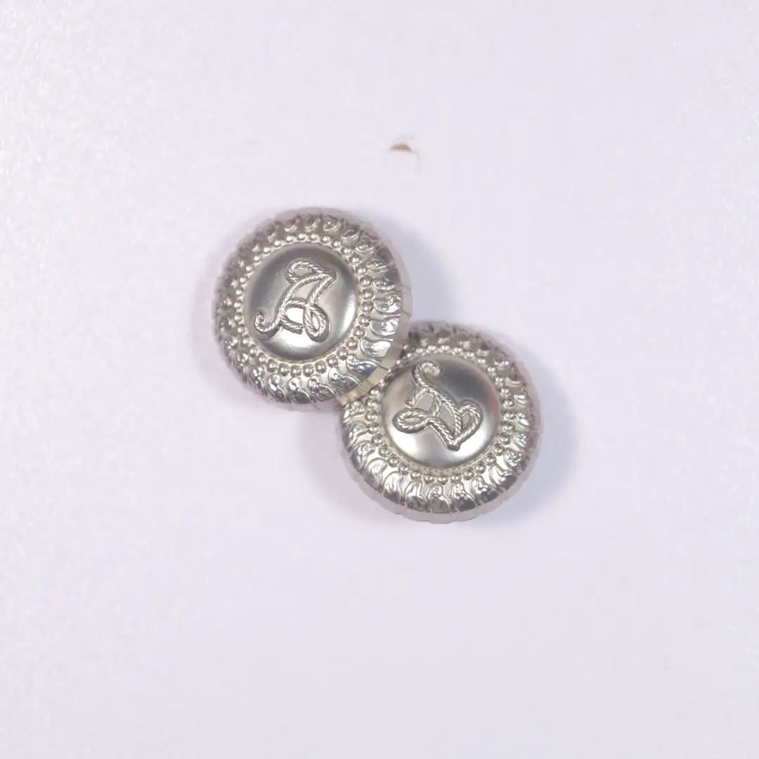 grey 1 holes Metal Button for Blouse buy garments accessories in bulk from China wholesaler at wholesale price free worldwide shipping Alibaba