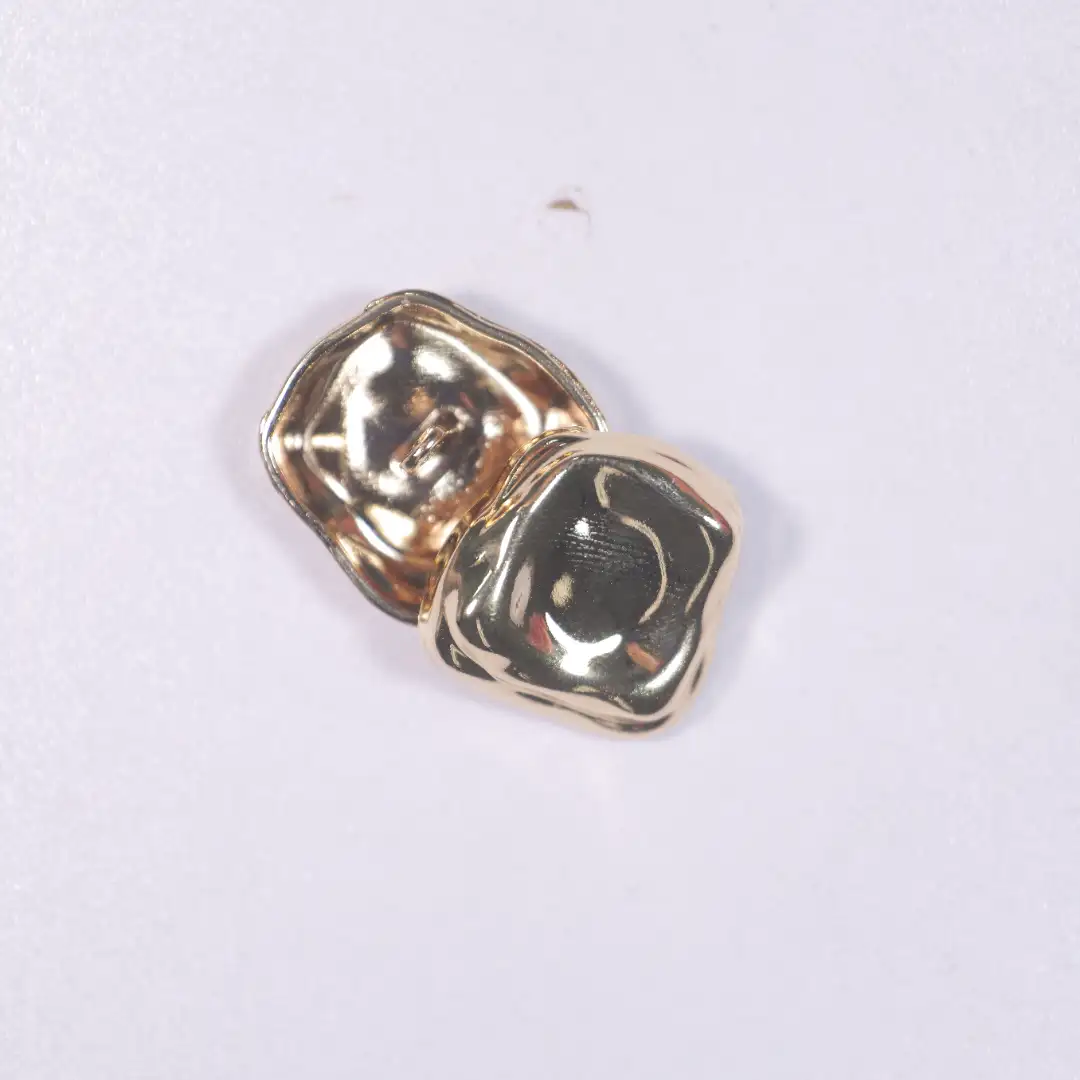 golden 1 holes Metal Button for Blouse buy garments accessories in bulk from China wholesaler at wholesale price free worldwide shipping Alibaba