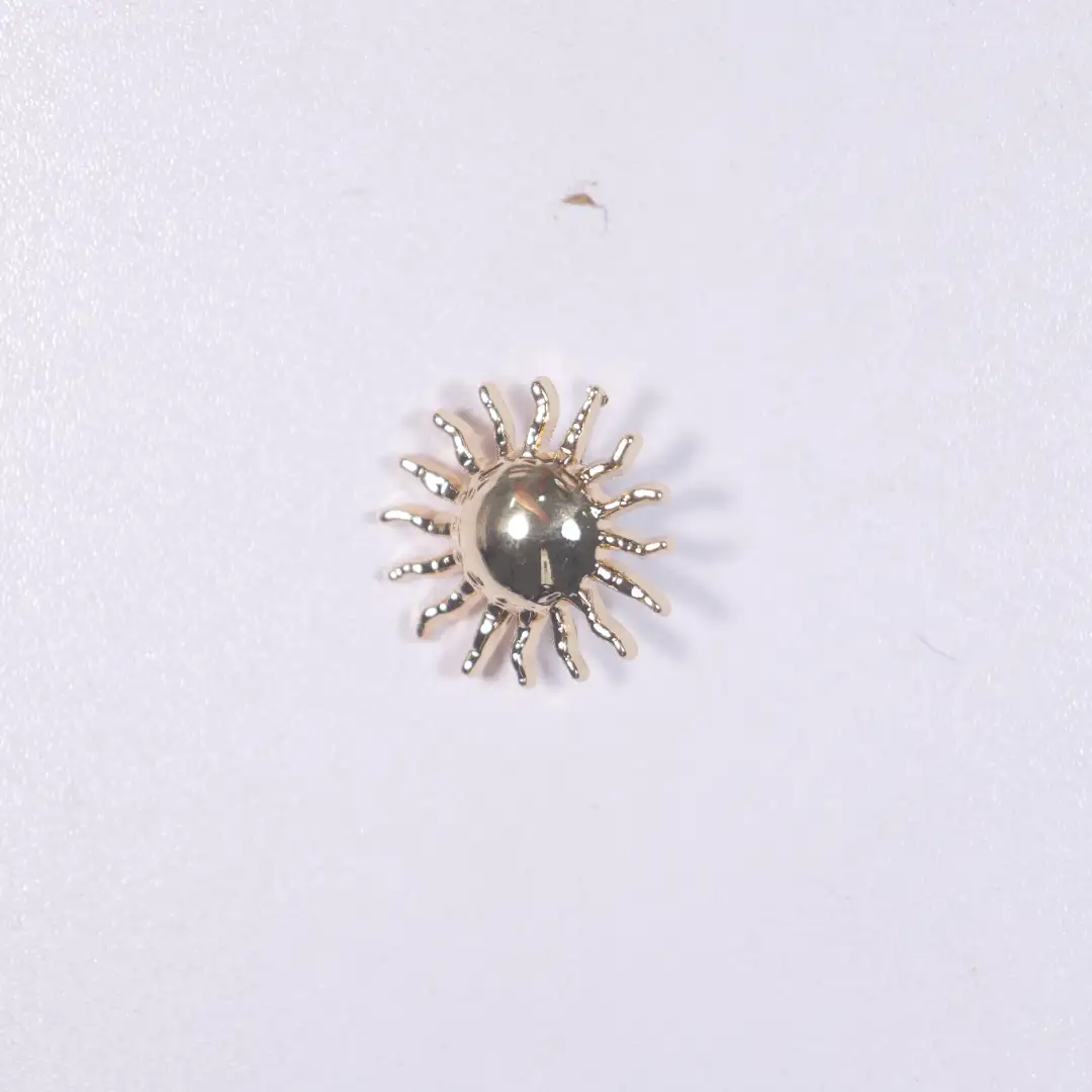 golden 1 holes Metal Button for Blouse buy garments accessories in bulk from China wholesaler at wholesale price free worldwide shipping Alibaba