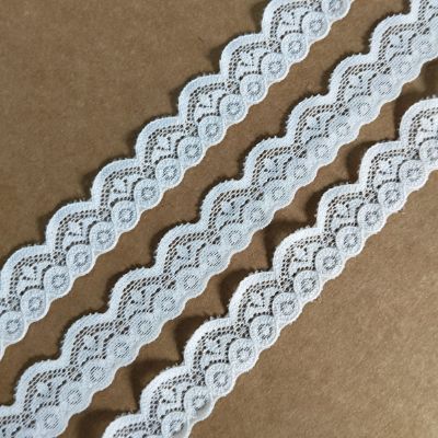 White - Crochet Lace - 2.2 cm - 240 GSM