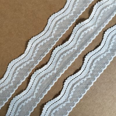 White - Crochet Lace - 3.8 cm - 209 GSM