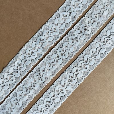 White - Crochet Lace - 3.5 cm - 205 GSM