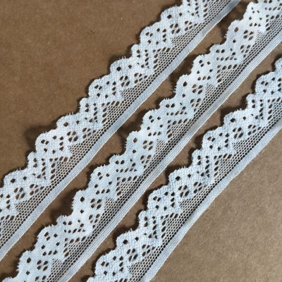 White - Crochet Lace - 2.5 cm - 240 GSM