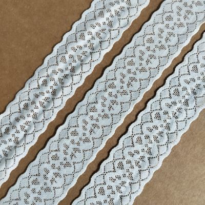 White - Crochet Lace - 3.5 cm - 203 GSM