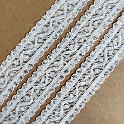 White - Crochet Lace - 3.7 cm - 204 GSM