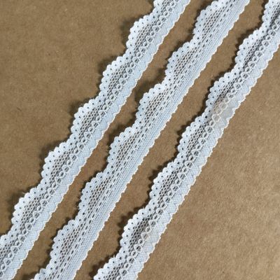 White - Crochet Lace - 1.6 cm - 400 GSM