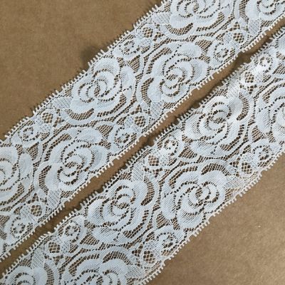 White - Crochet Lace - 6 cm - 135 GSM