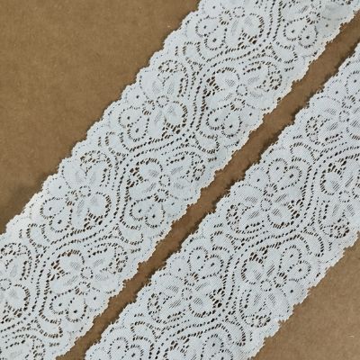 White - Crochet Lace - 6.5 cm - 87 GSM