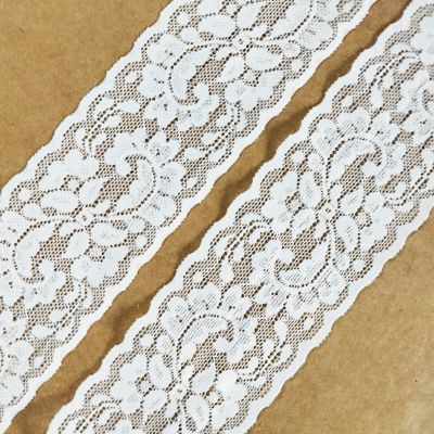 White - Crochet Lace - 6 cm - 152 GSM