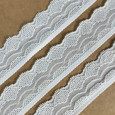 White - Crochet Lace - 3 cm - 220 GSM