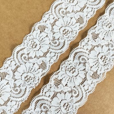 White - Crochet Lace - 6 cm - 113 GSM