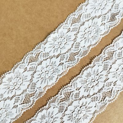 White - Crochet Lace - 6 cm - 135 GSM