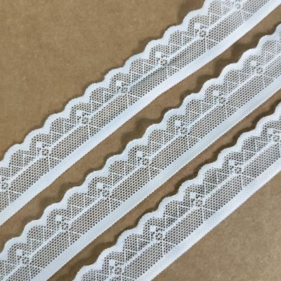 White - Crochet Lace - 2.2 cm - 320 GSM