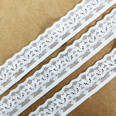 White - Crochet Lace - 2.5 cm - 240 GSM