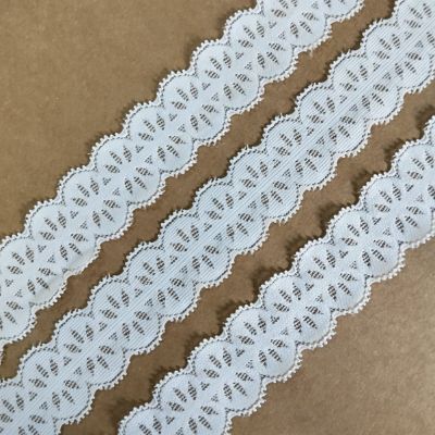 White - Crochet Lace - 3 cm - 195 GSM