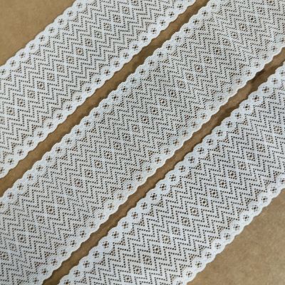 White - Crochet Lace - 5 cm - 152 GSM