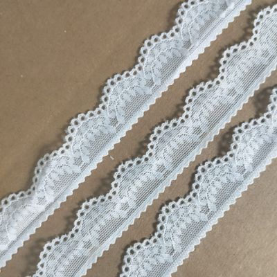 White - Crochet Lace - 2.5 cm - 260 GSM