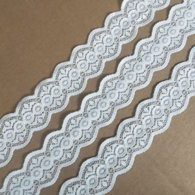 White - Crochet Lace - 3.4 cm - 180 GSM