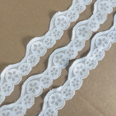 White - Crochet Lace - 3 cm - 235 GSM