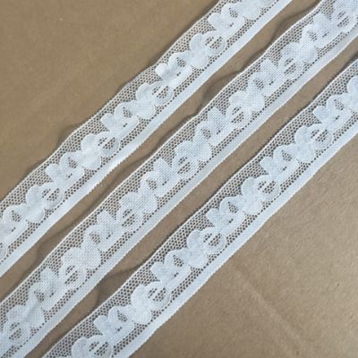 White - Crochet Lace - 2.5 cm - 309 GSM