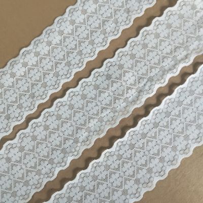 White - Crochet Lace - 4.9 cm - 160 GSM