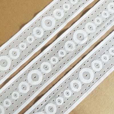 White - Crochet Lace - 5 cm - 134 GSM