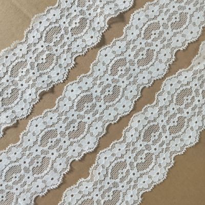 White - Crochet Lace - 5 cm - 168 GSM