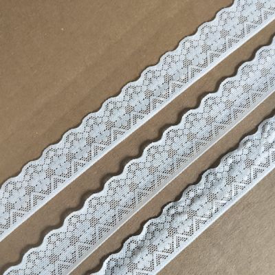 White - Crochet Lace - 2.3 cm - 310 GSM