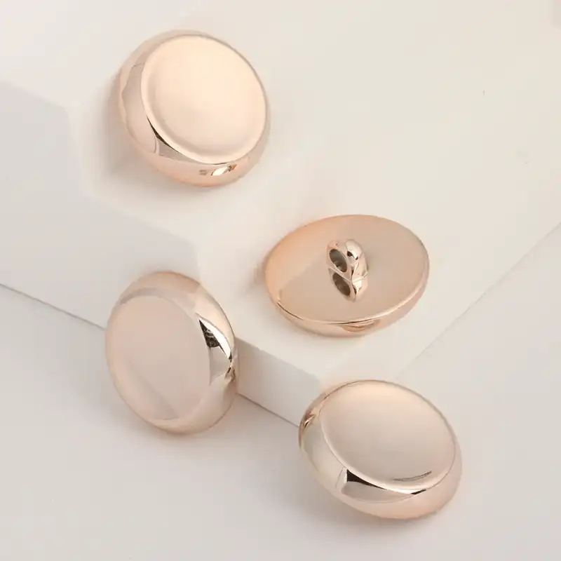 Light Rose Gold - Plastic Button - 35 ligne 22 mm