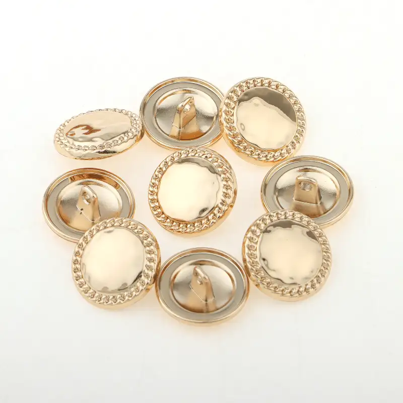 Gold 1 holes Metal Button for Overcoat buy garments accessories in bulk from China wholesaler at wholesale price free worldwide shipping Alibaba