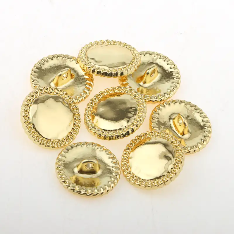 Gold 1 holes Metal Button for Overcoat buy garments accessories in bulk from China wholesaler at wholesale price free worldwide shipping Alibaba