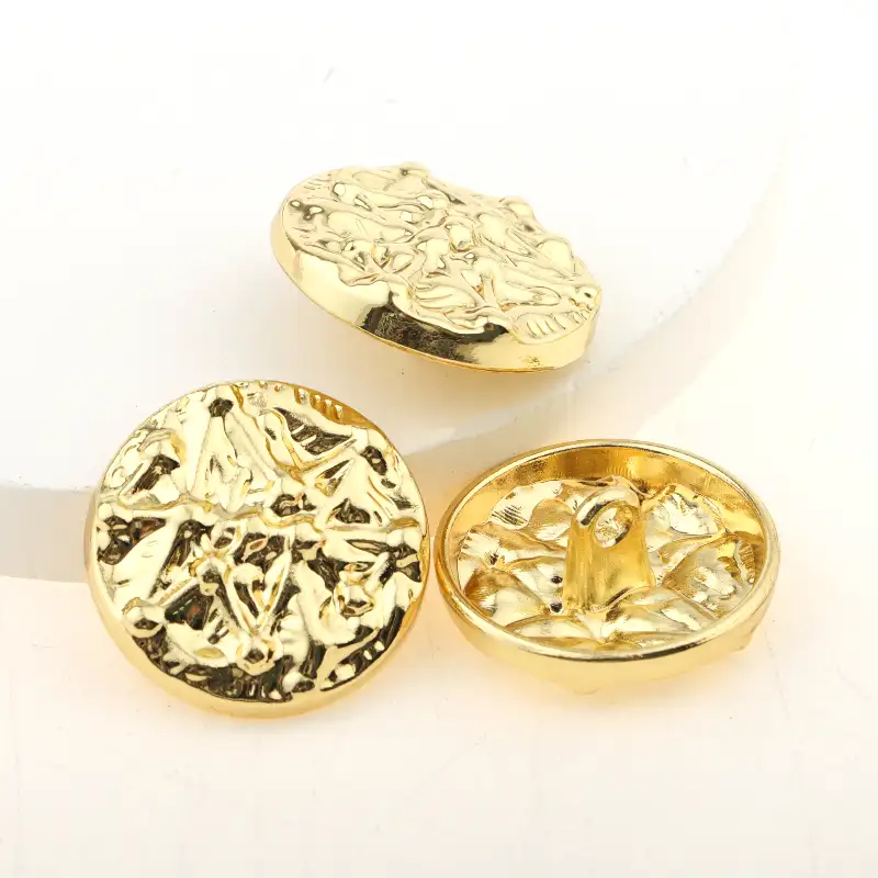 Gold 1 holes Metal Button for Overcoat buy garments accessories in bulk from China wholesaler at wholesale price free worldwide shipping Alibaba