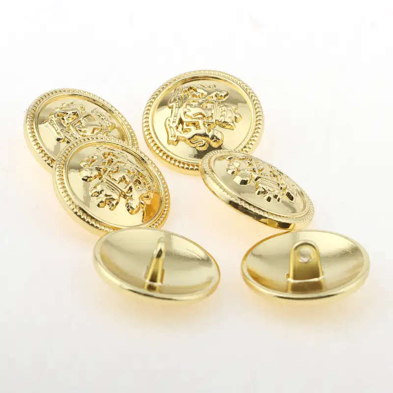 Gold 1 holes Metal Button for Overcoat buy garments accessories in bulk from China wholesaler at wholesale price free worldwide shipping Alibaba