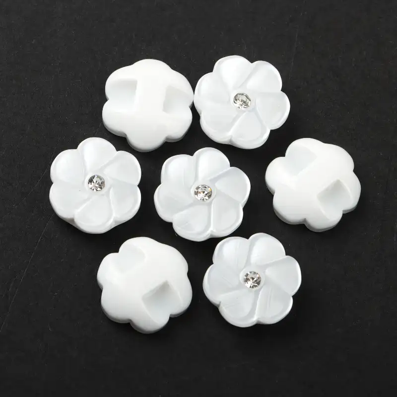 White 1 holes Plastic Button for Shirt buy garments accessories in bulk from China wholesaler at wholesale price free worldwide shipping Alibaba