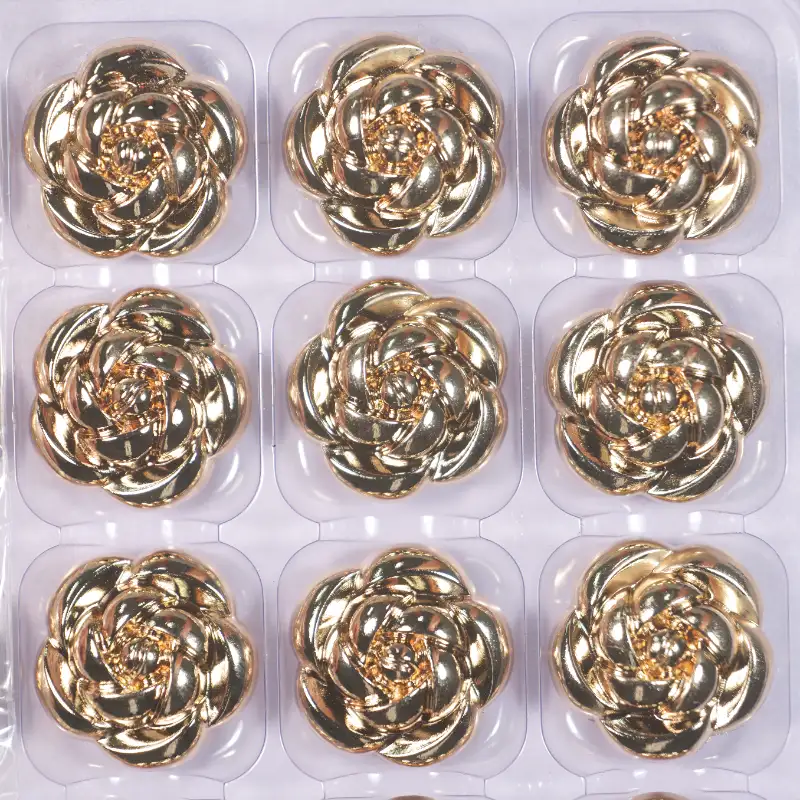 golden 1 holes Metal Button for Blouse buy garments accessories in bulk from China wholesaler at wholesale price free worldwide shipping Alibaba